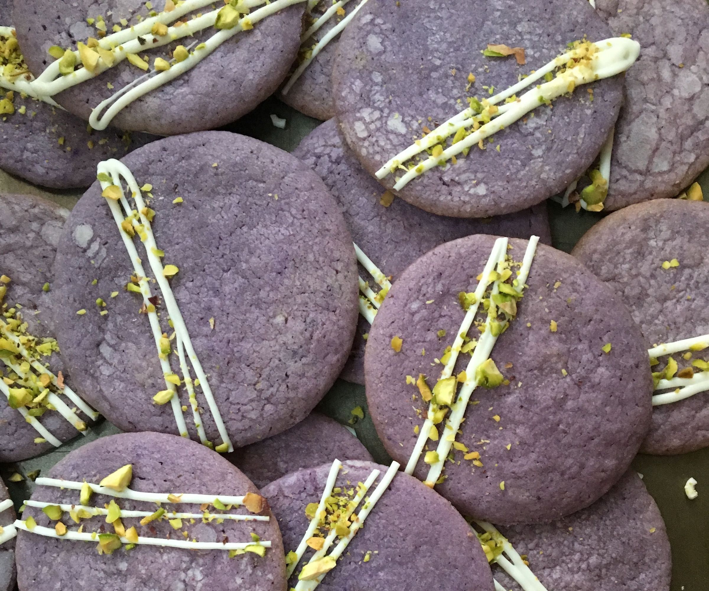 Ube Sugar Cookies