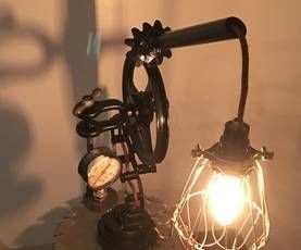 Scrappy 3 Legged Lamp