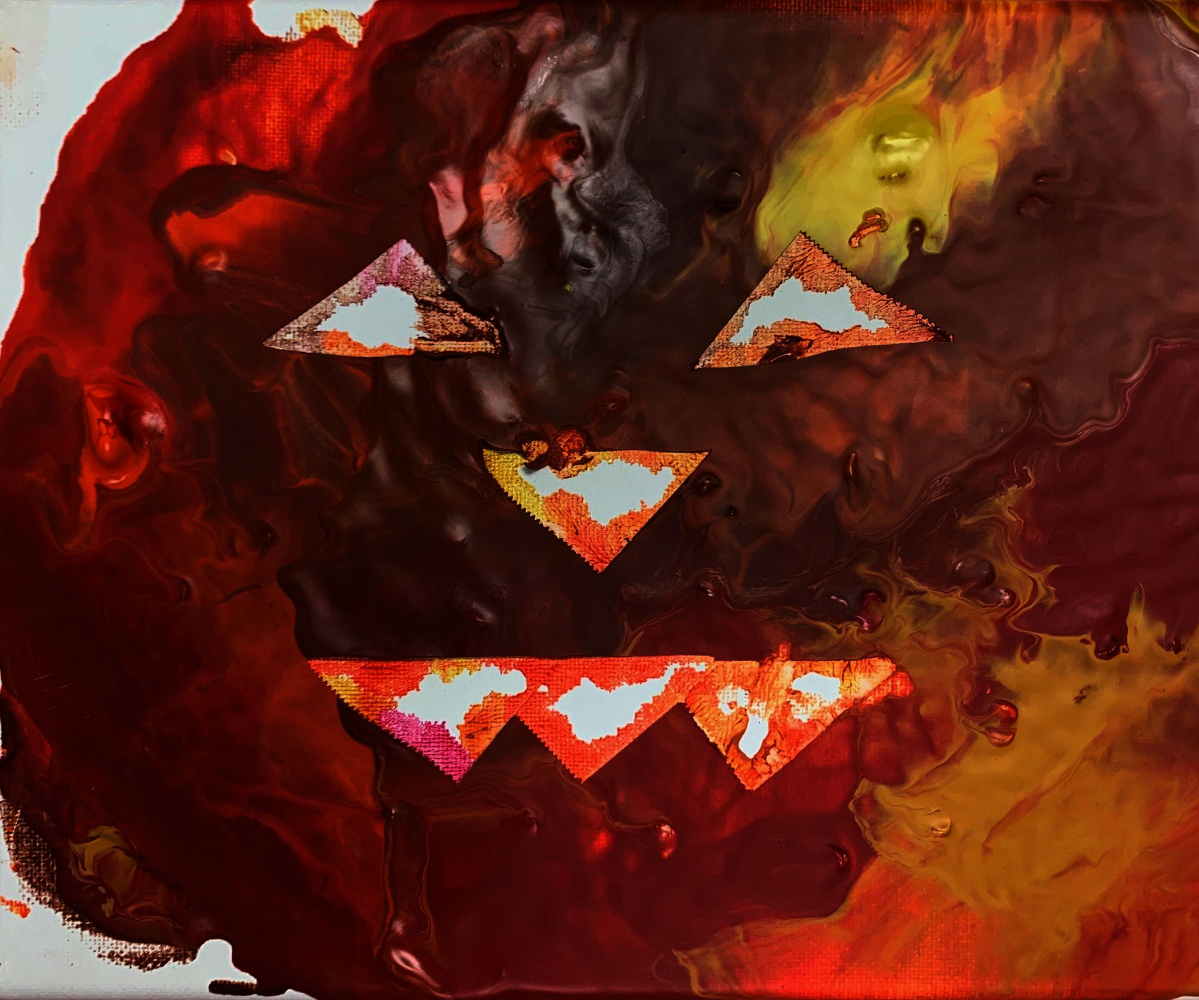 Abstract Jack-O-Lantern