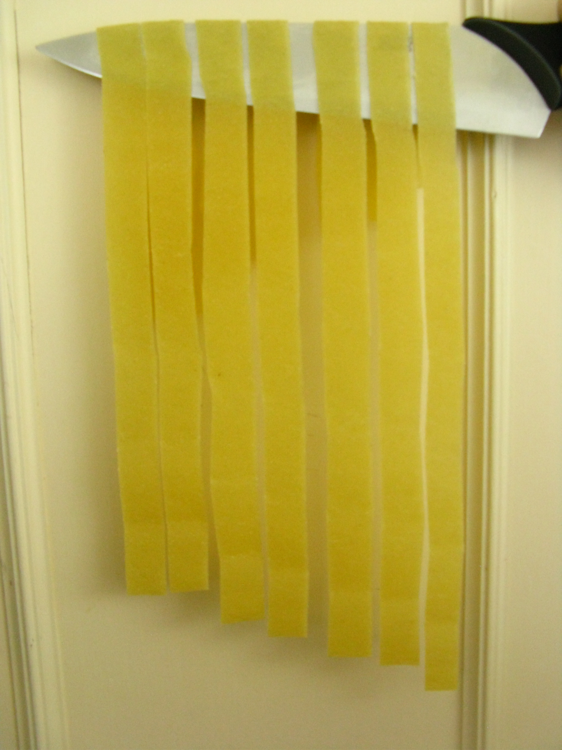 Fresh Tagliatelle (without a pasta machine)