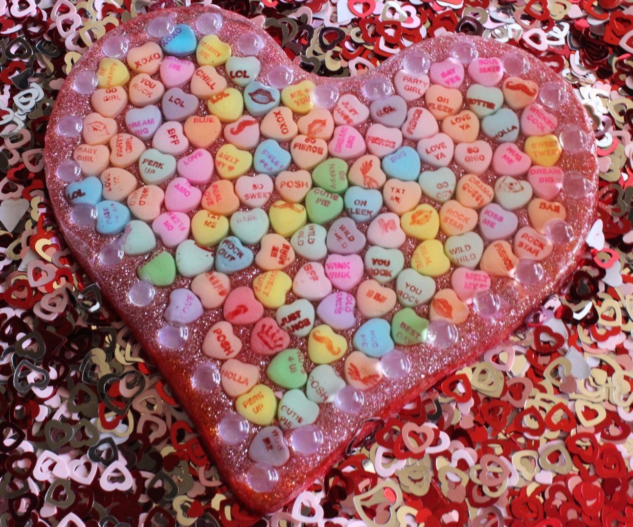 Huge Resin Candy Heart 