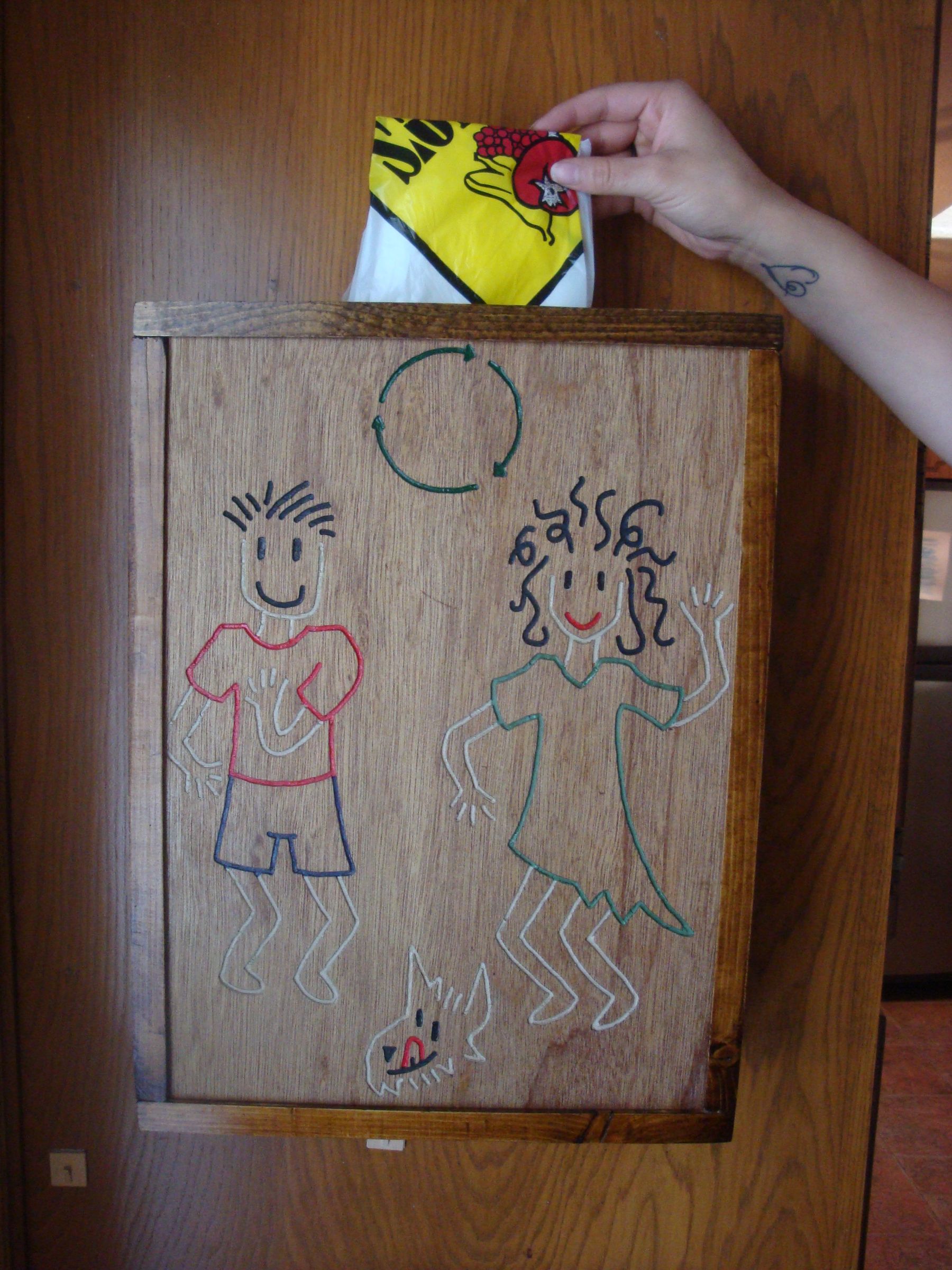 Plastic Shopping Bag Dispenser