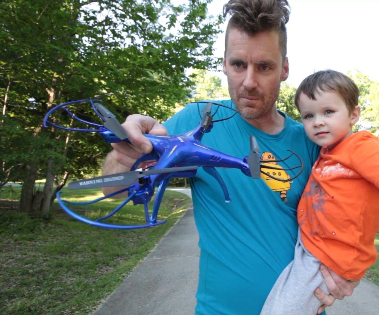 Drone Rainbow Drop