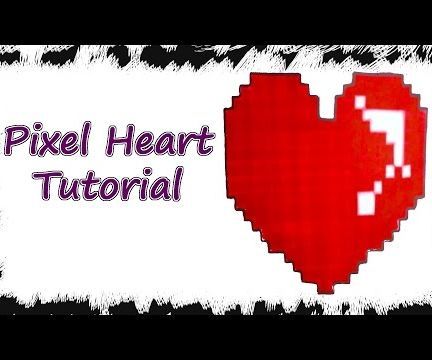 Pixel Heart Card (Post Card Style)
