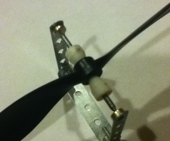 Homemade propeller balancer for rc aircraft