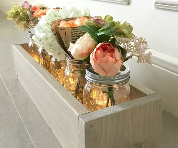 DIY This 5 Mason Jar Planter Box, Just $6.50