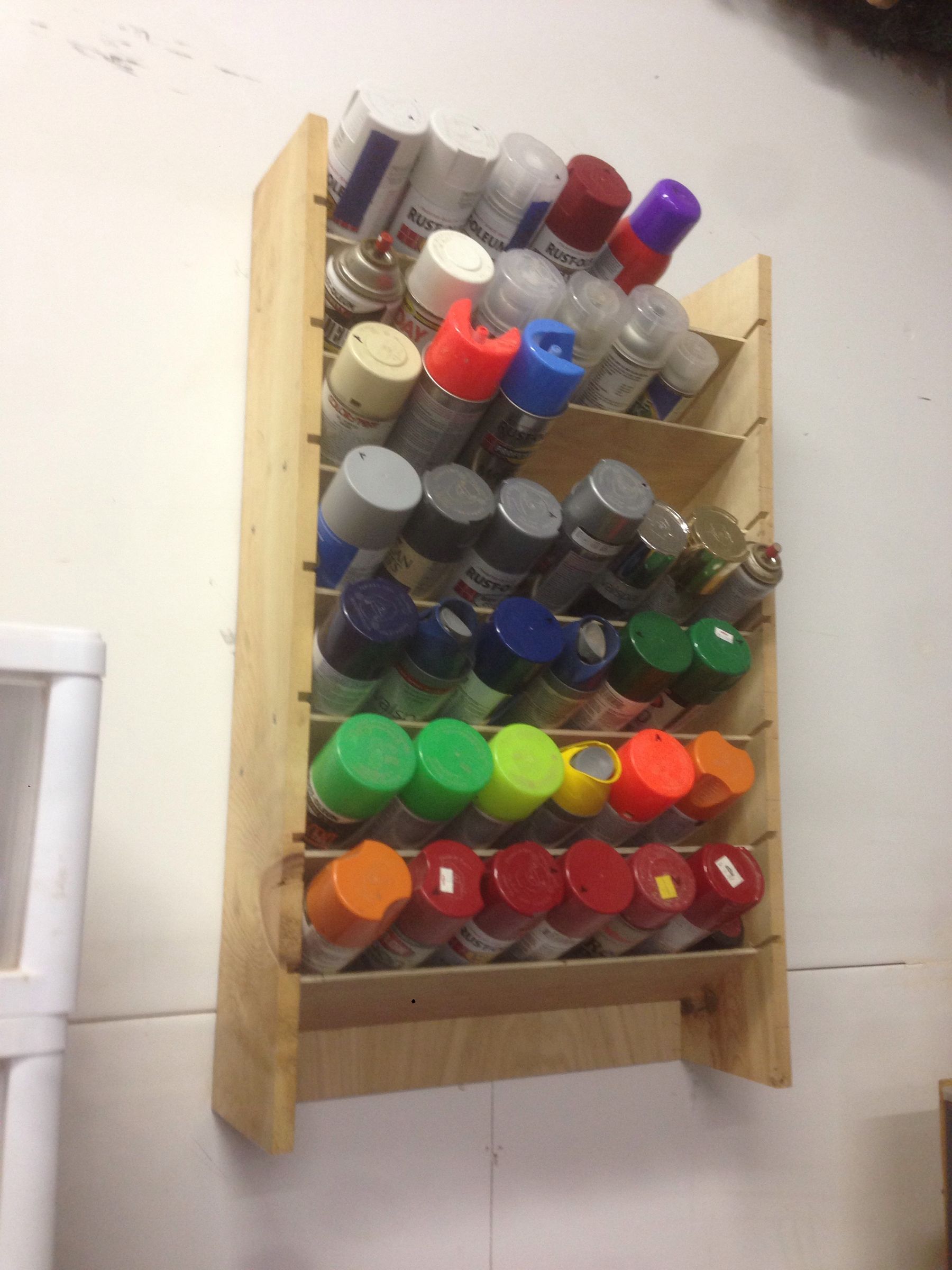 Spray Can Rack 12 Steps (with Pictures) Instructables