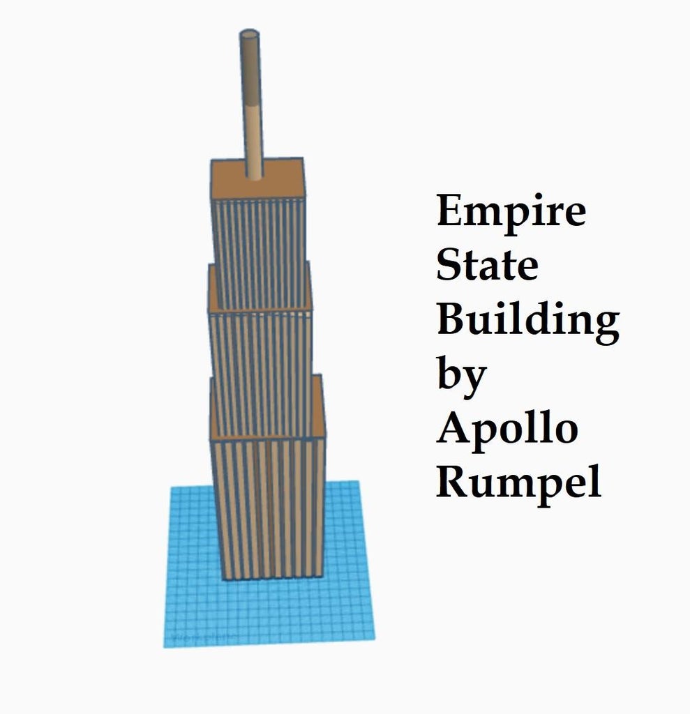 Tinkercad Famous Landmarks and Buildings Instructables