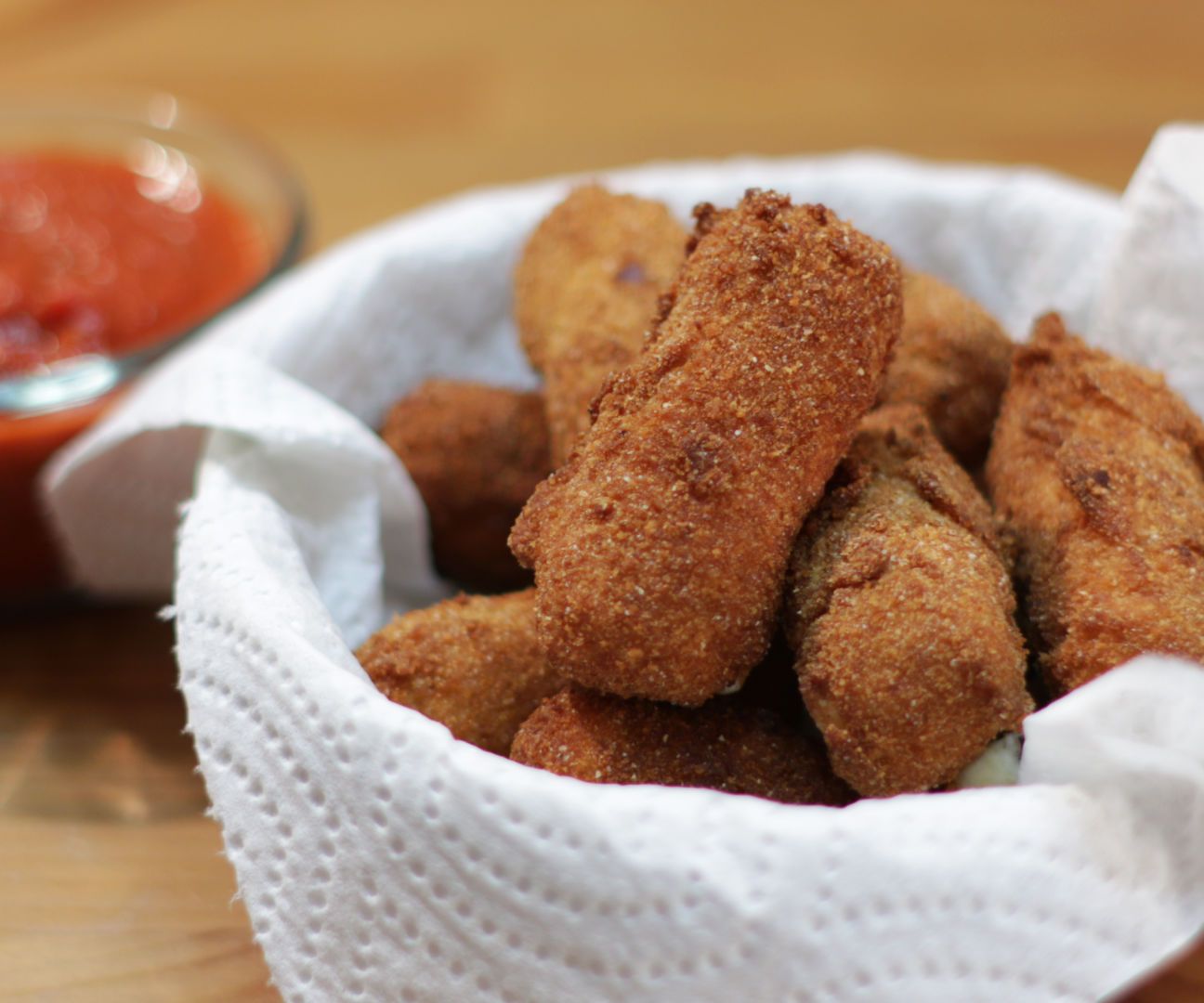 Homemade Mozzarella Sticks