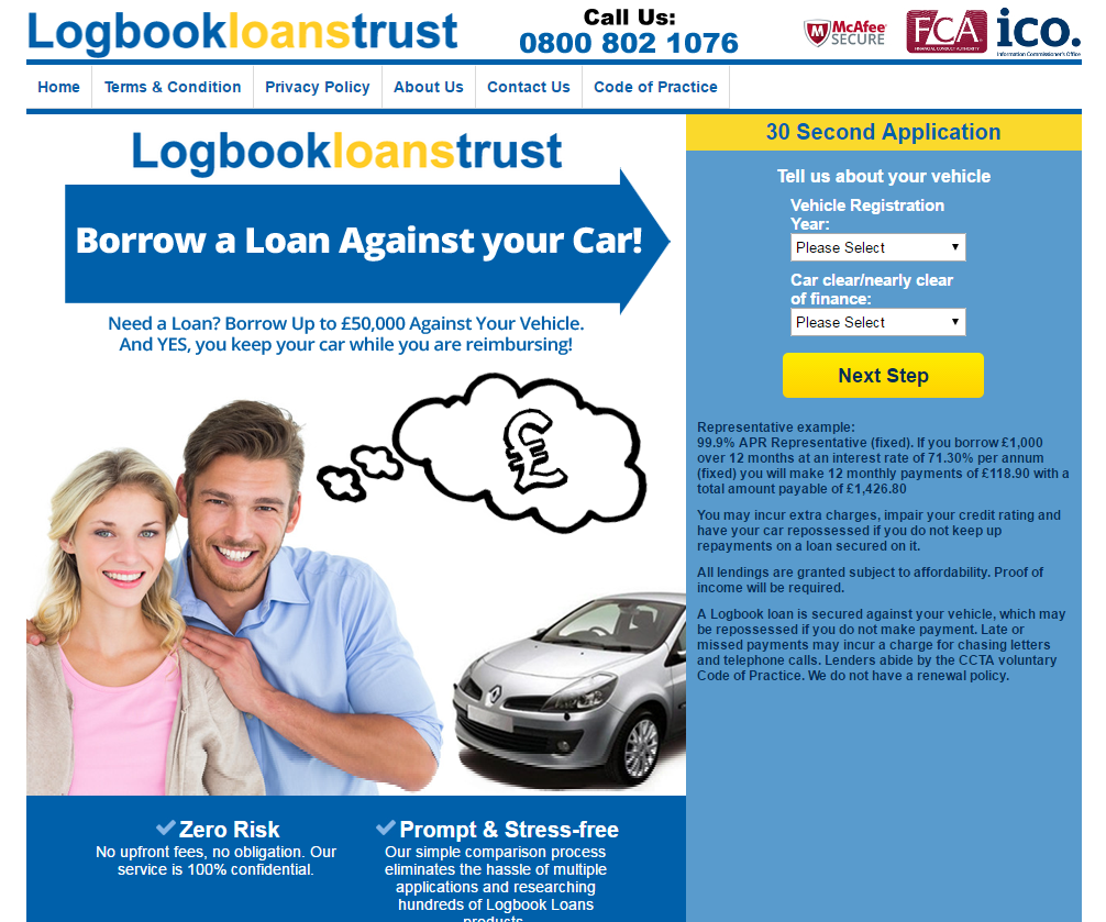 Log Book Loans
