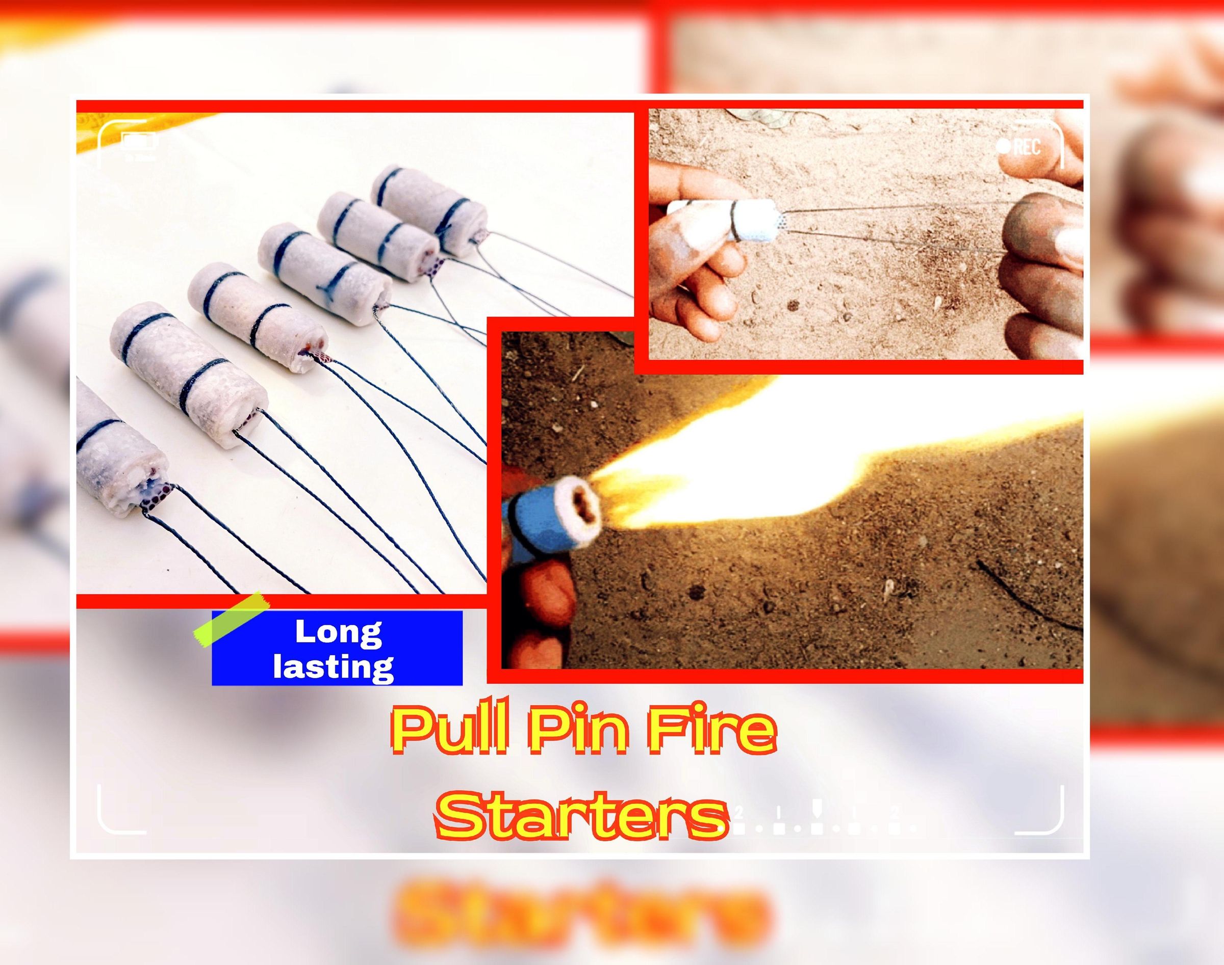 Make Your Own Pull Pin Fire Starters!