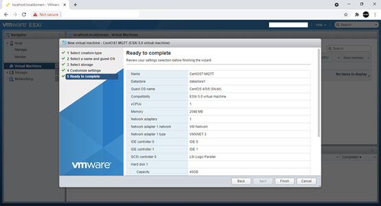 Creation of the First Virtual Machine