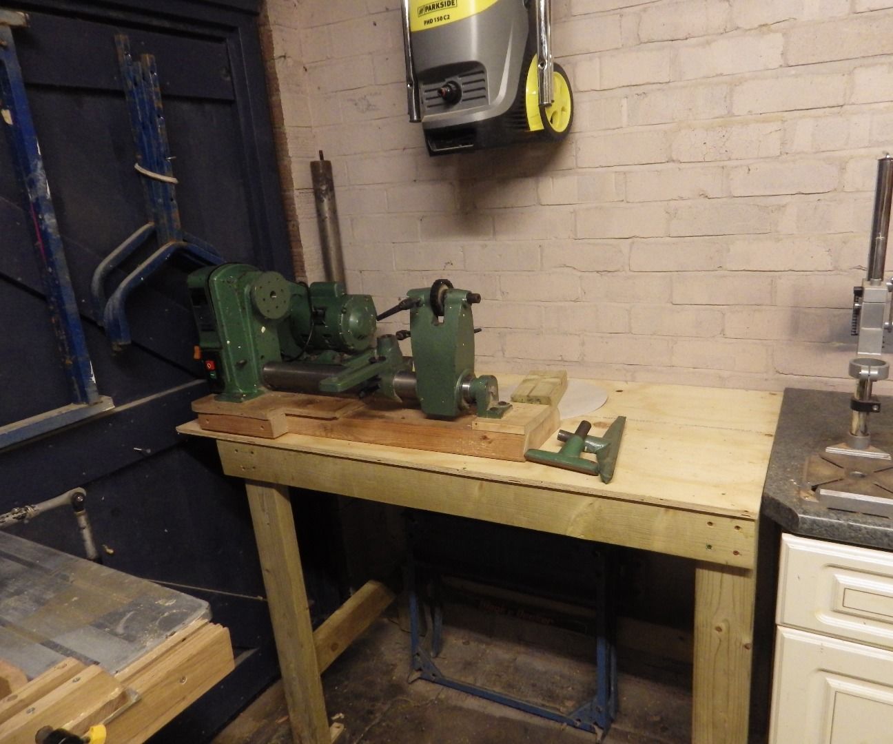 New Bench for My Lathe/Disc Sander