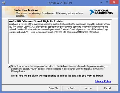 LabVIEW Installation Part 2