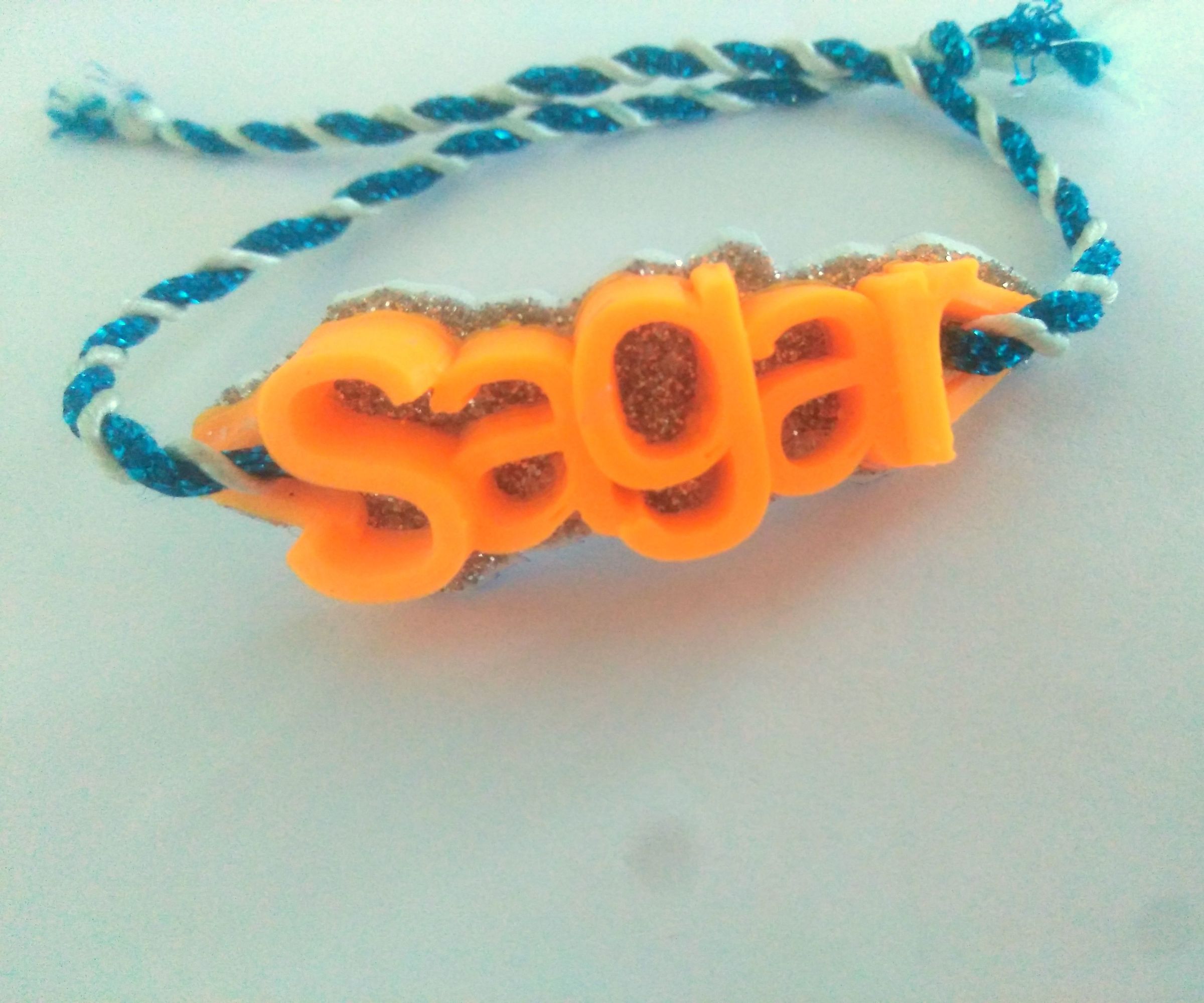 3D Printed Personalized Rakhi