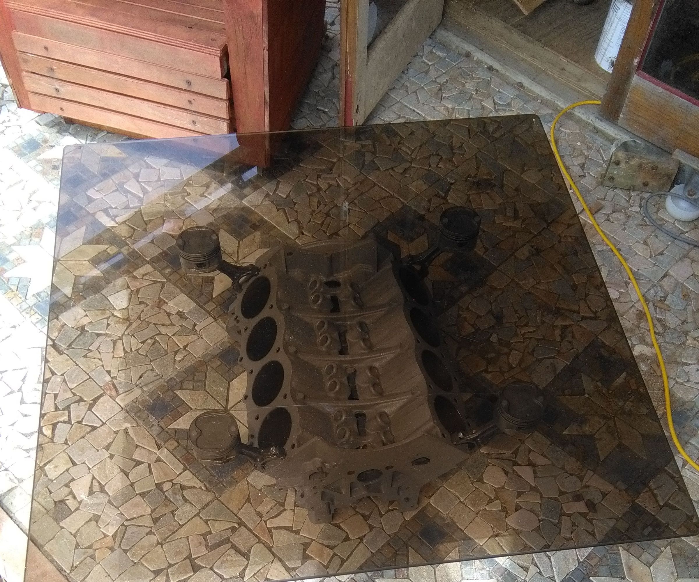 V8 Block Coffee Table