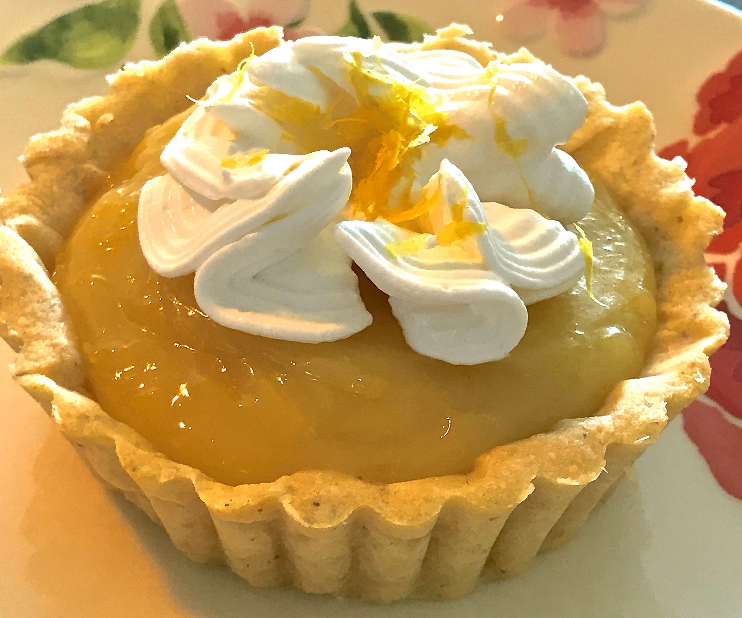 Mini Lemon Tarts W/ How to Make Lemon Curd & Almond Flour