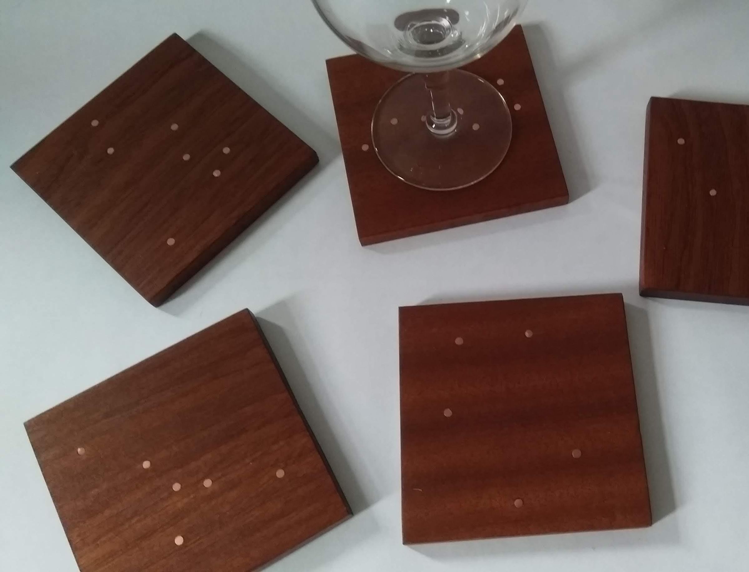 Constellation Coasters With Copper Inlay : 8 Steps (with Pictures ...