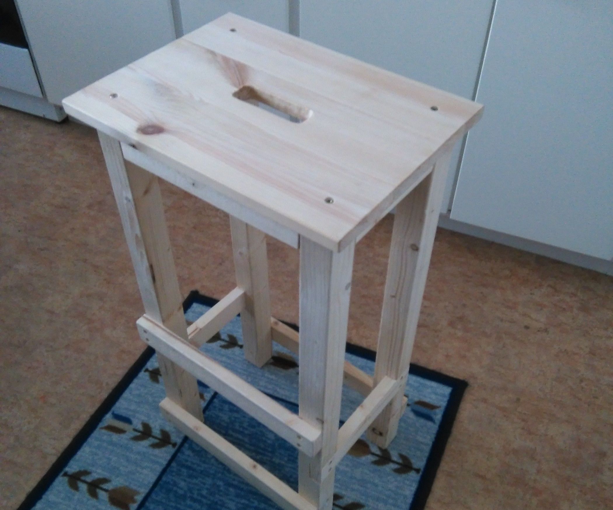 Simple Easy Stack Bar Stools The Simple Bar Stool : 7 Steps (with Pictures) - Instructables