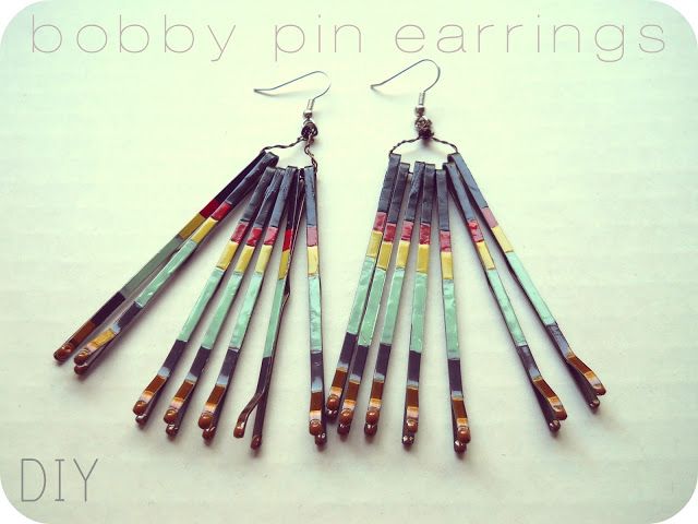 Bobby Pin Earings