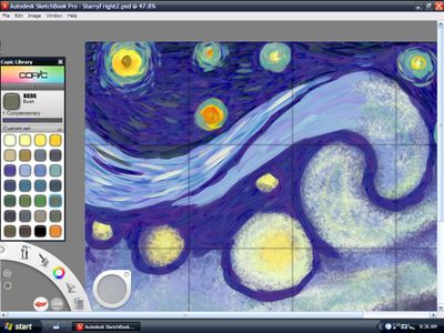 Background Brush Strokes