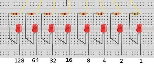 65xx Technology- W65C02SXB Binary Counter LED Project : 3 Steps ...