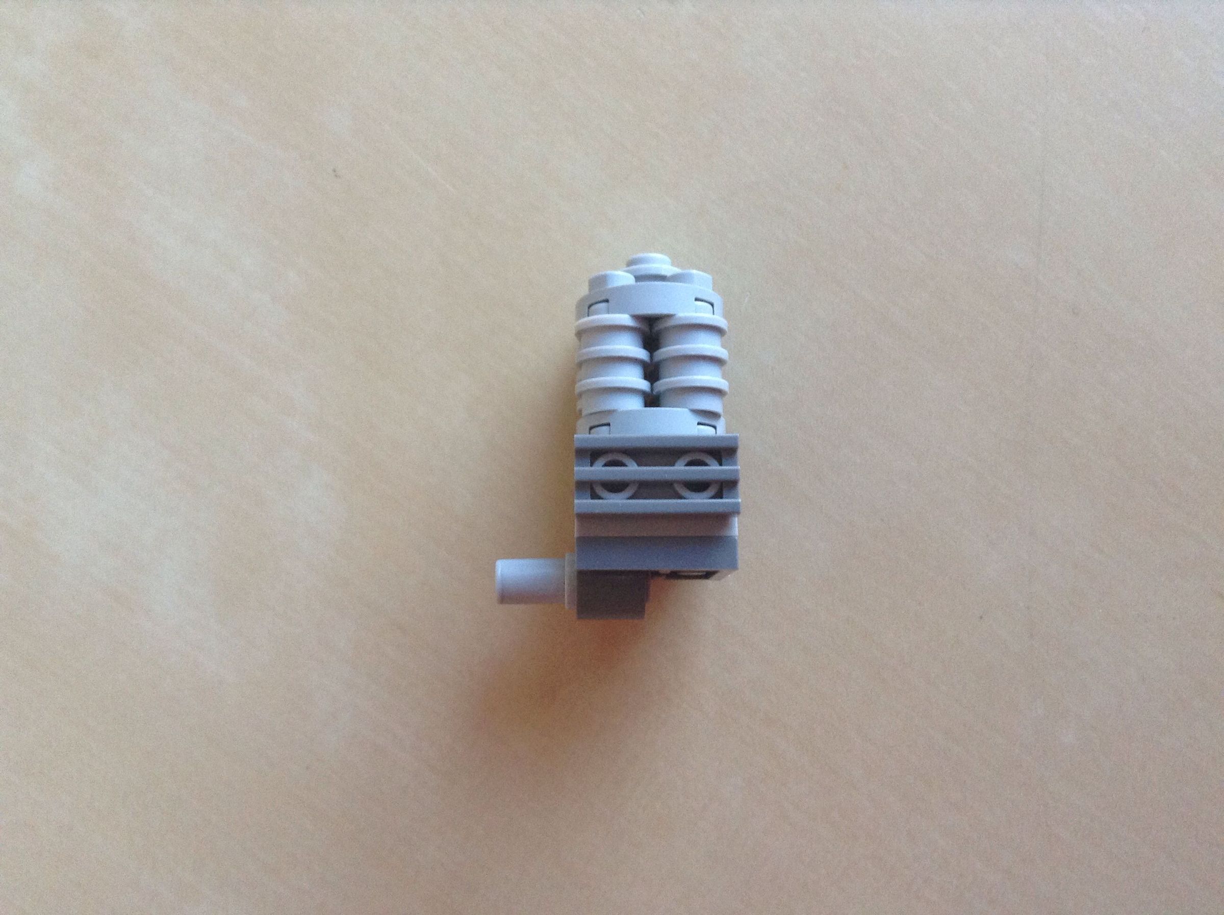 Two-Stroke Lego Motorcycle Engine