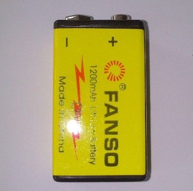 9V  Lithium Battery With 10 Year Life Span    Smoke Detector