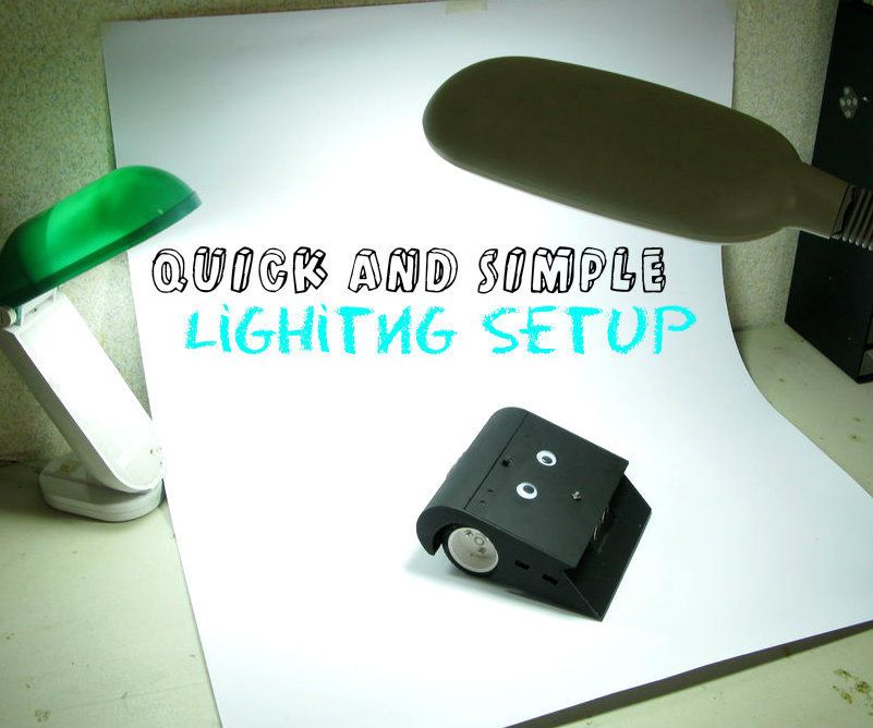 Improvised Lighting Setup (Goodbye Tents!)