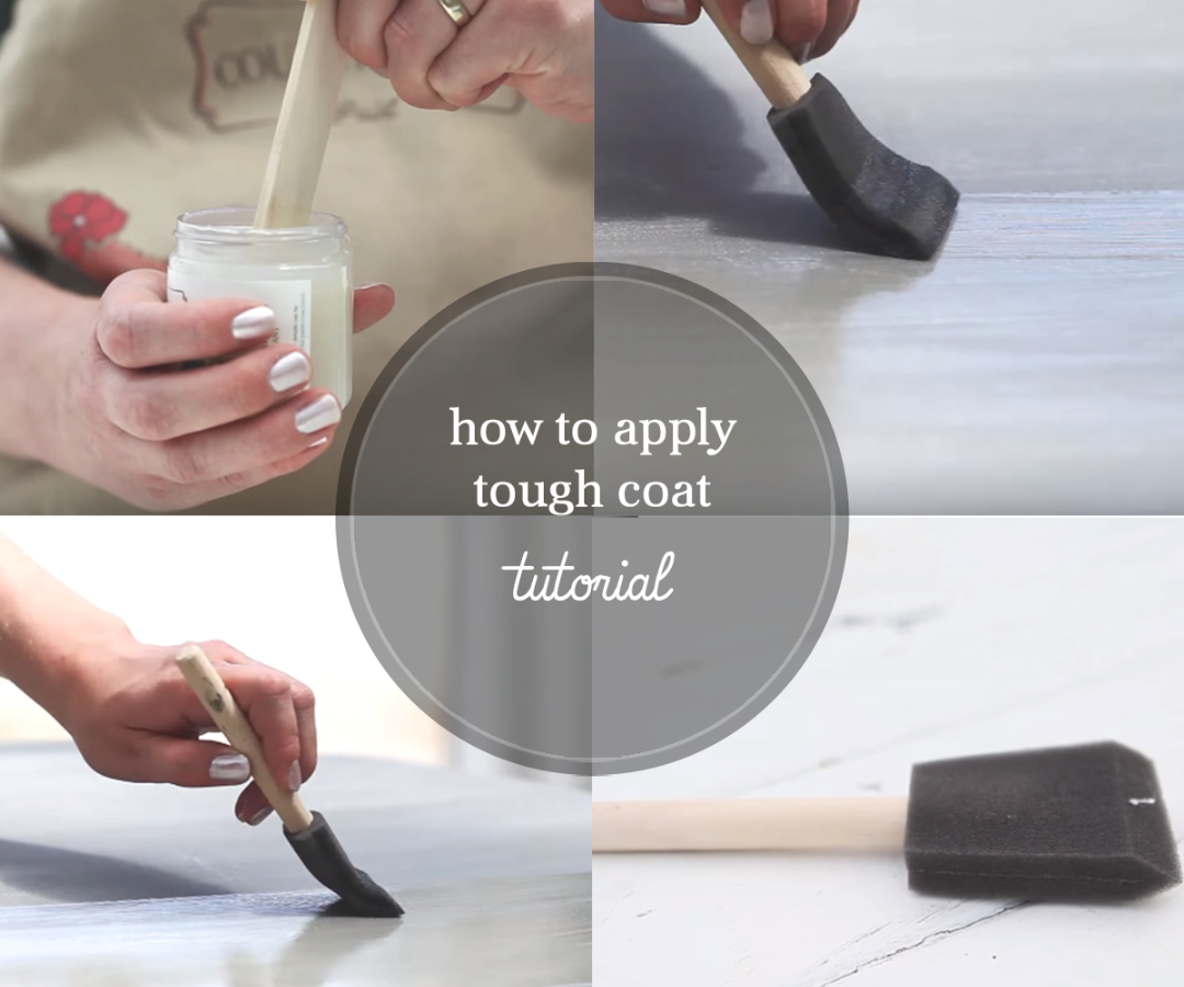 How to Finish Painted Table Tops | Tough Coat Tutorial