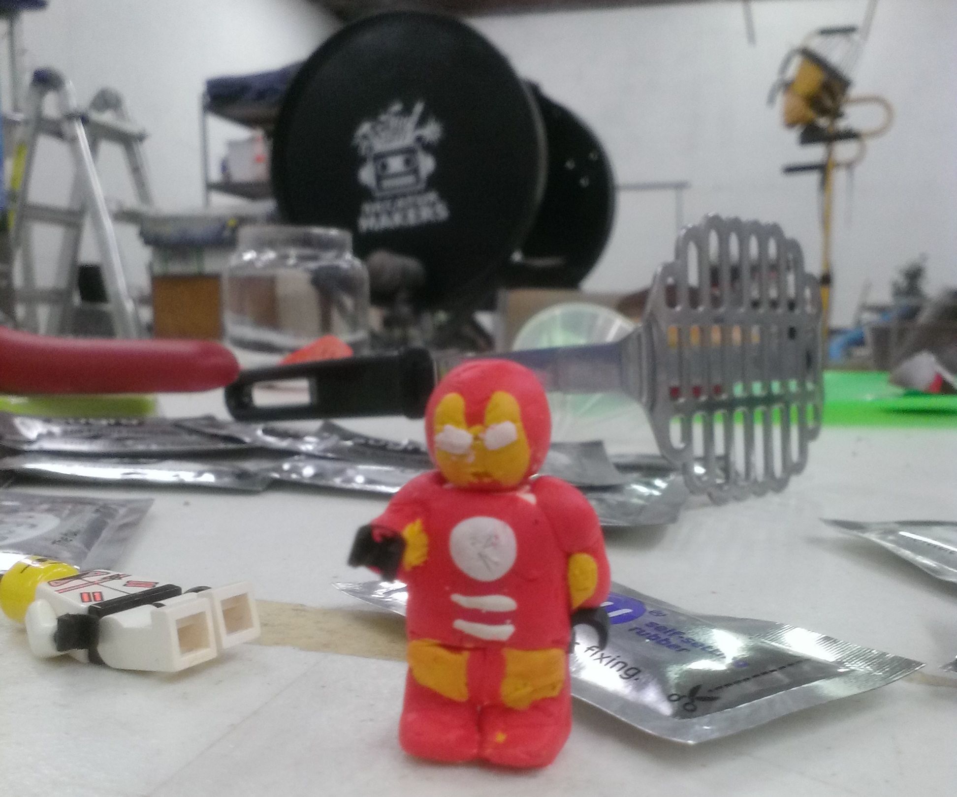 Sugru Iron Man Armor for you LEGO Minifigure