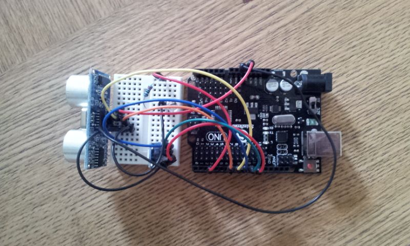 Ultrasonic gesture based TV remote control
