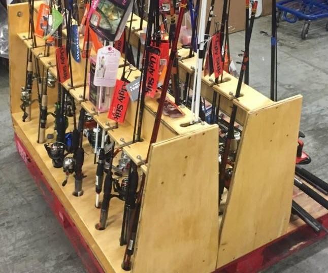 Fishing Pole Rack
