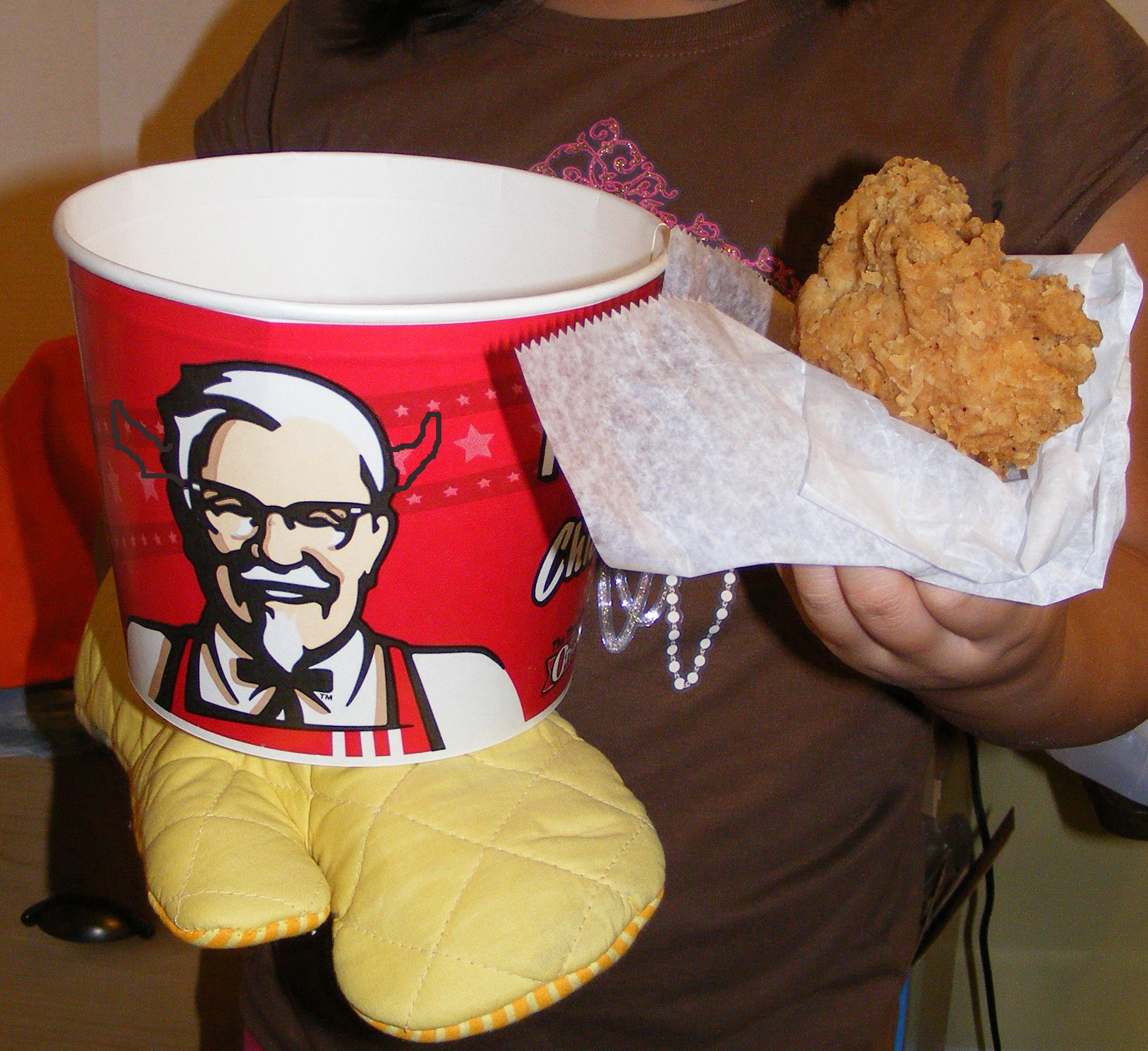 Evil KFC Bucket of Goodness
