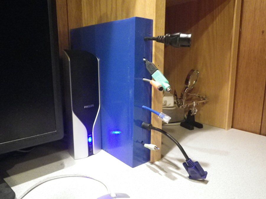 Cable Management for PC Repair Station