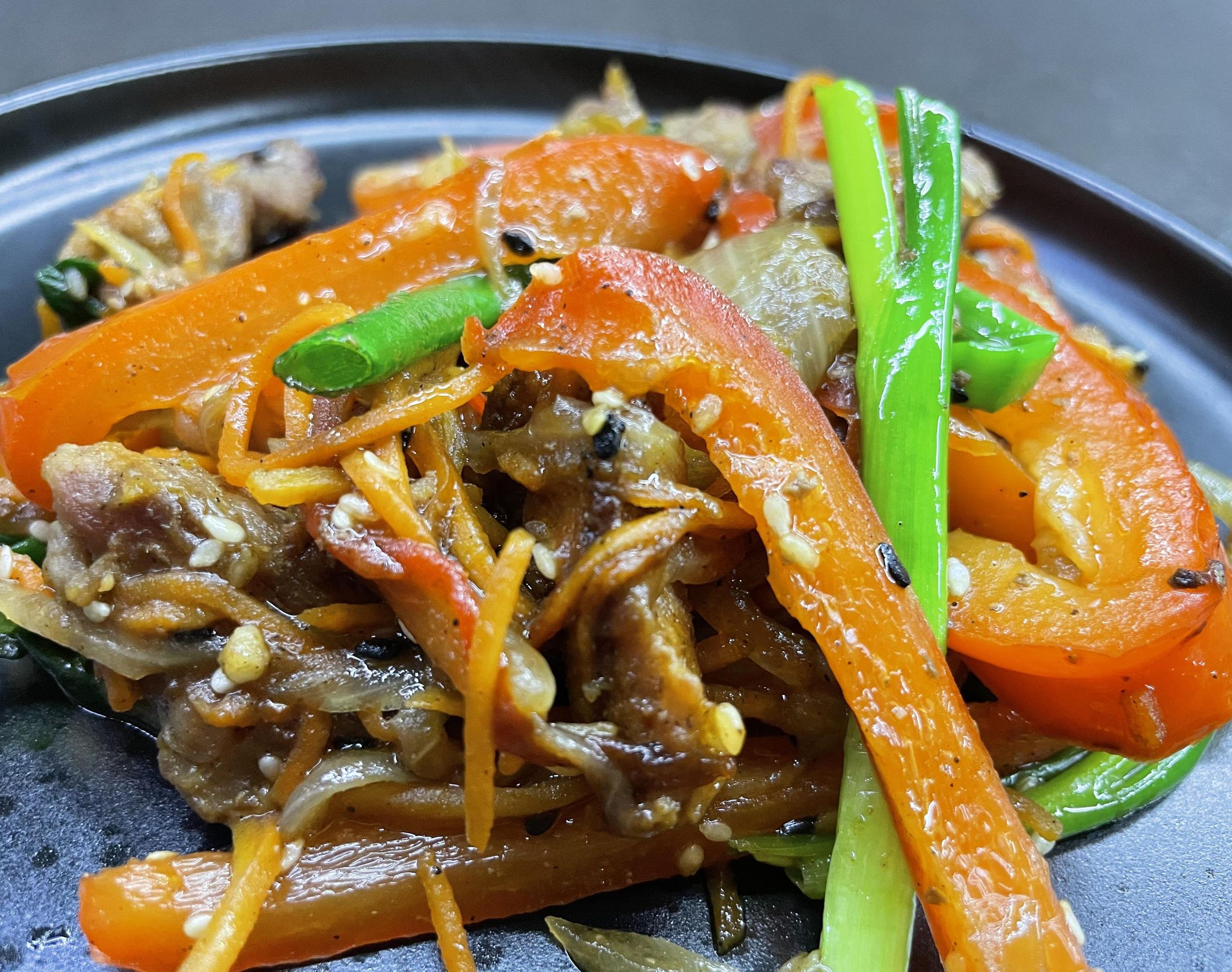 Asian-Style Pork Stir-Fry