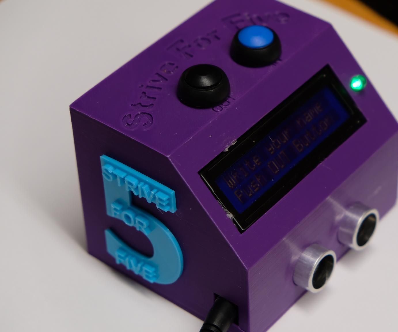 Strive for Five: Arduino 5-Minute Classroom Exit Timer