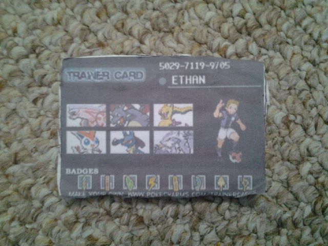 Pokémon Trainer Card