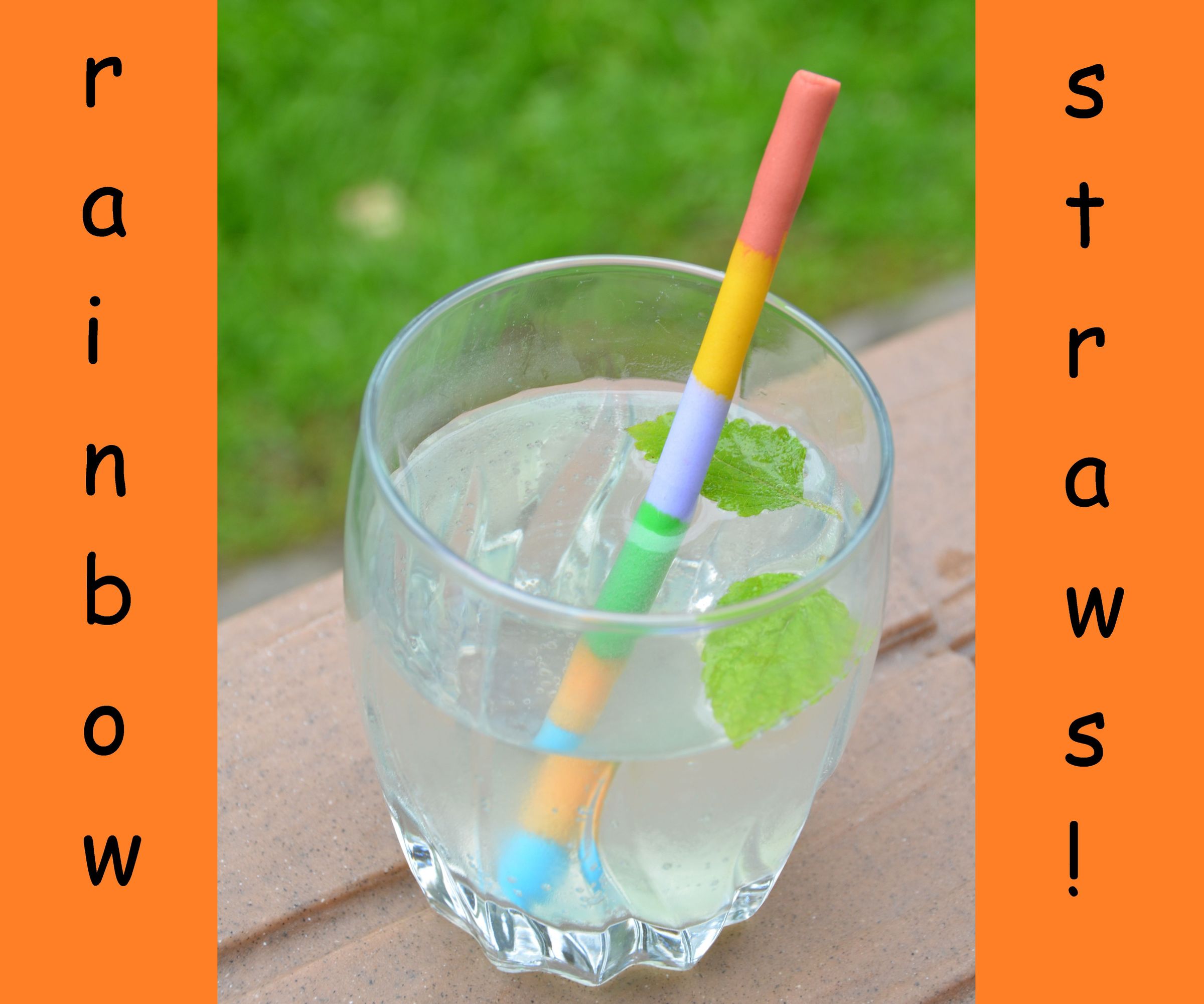 Rainbow Candy Sugar Straws