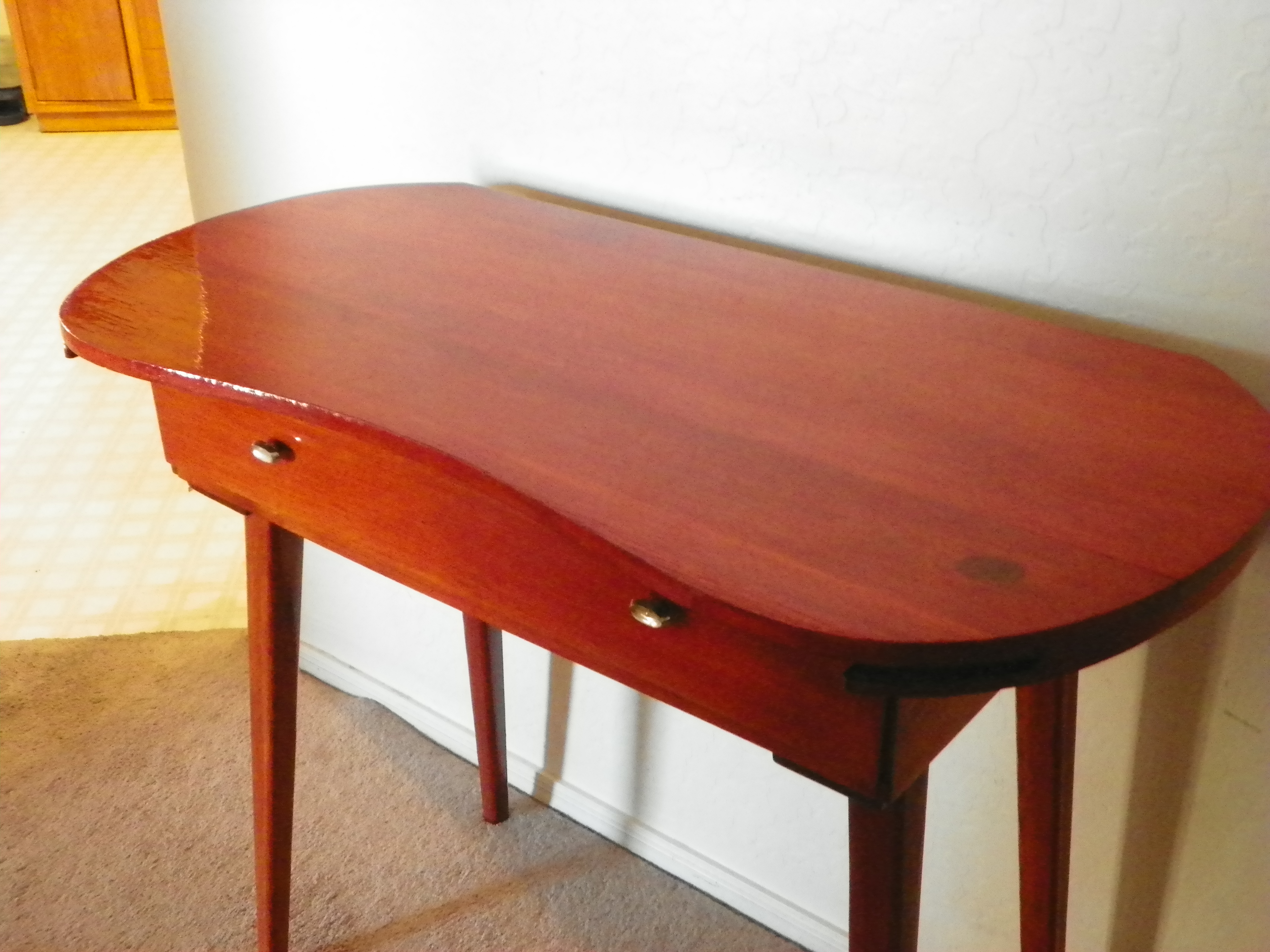 refinish an old table