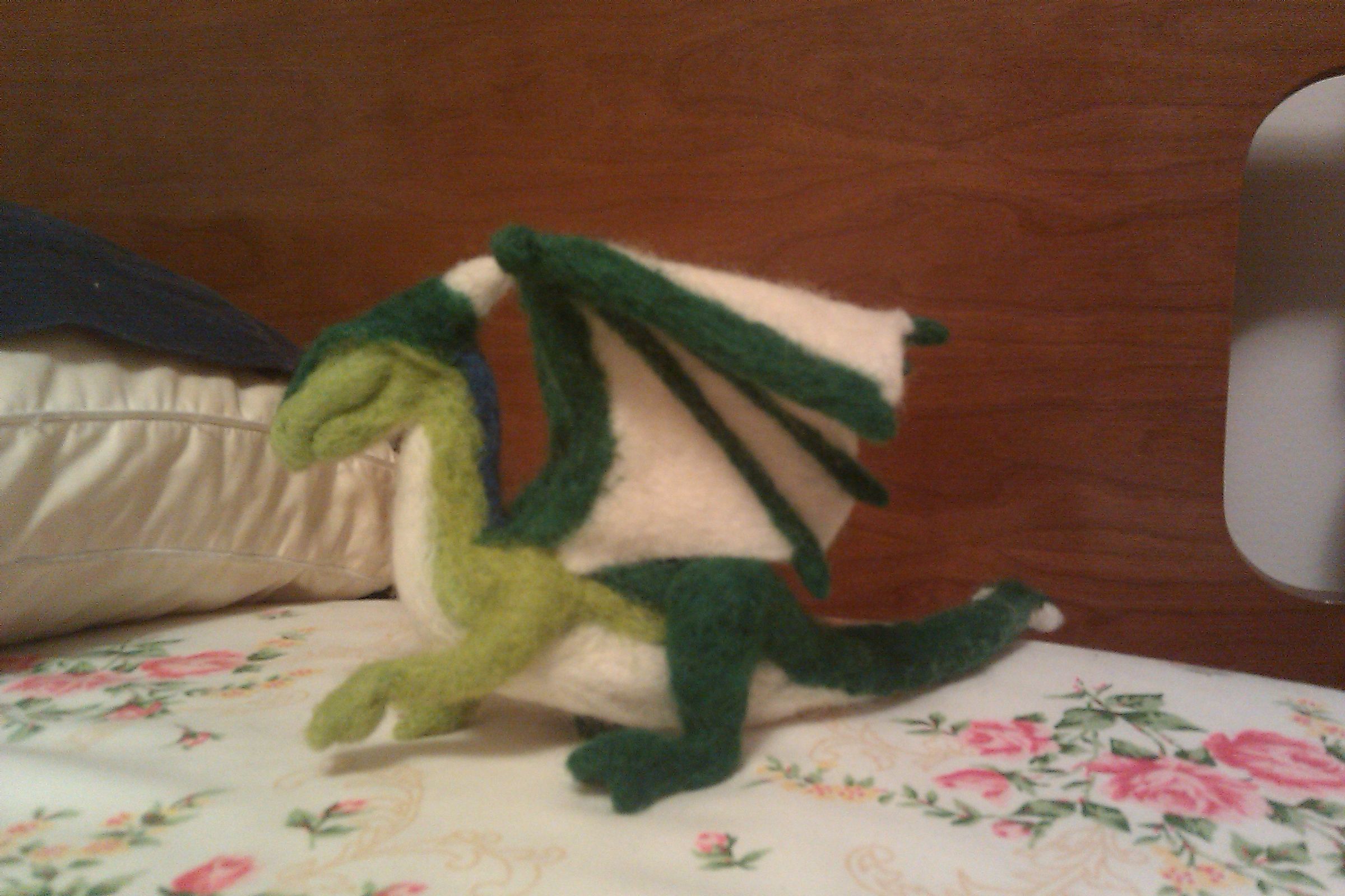 Needle Felted Wool Dragon