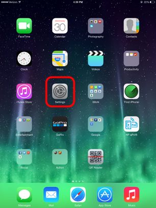 Turning on Cellular Data