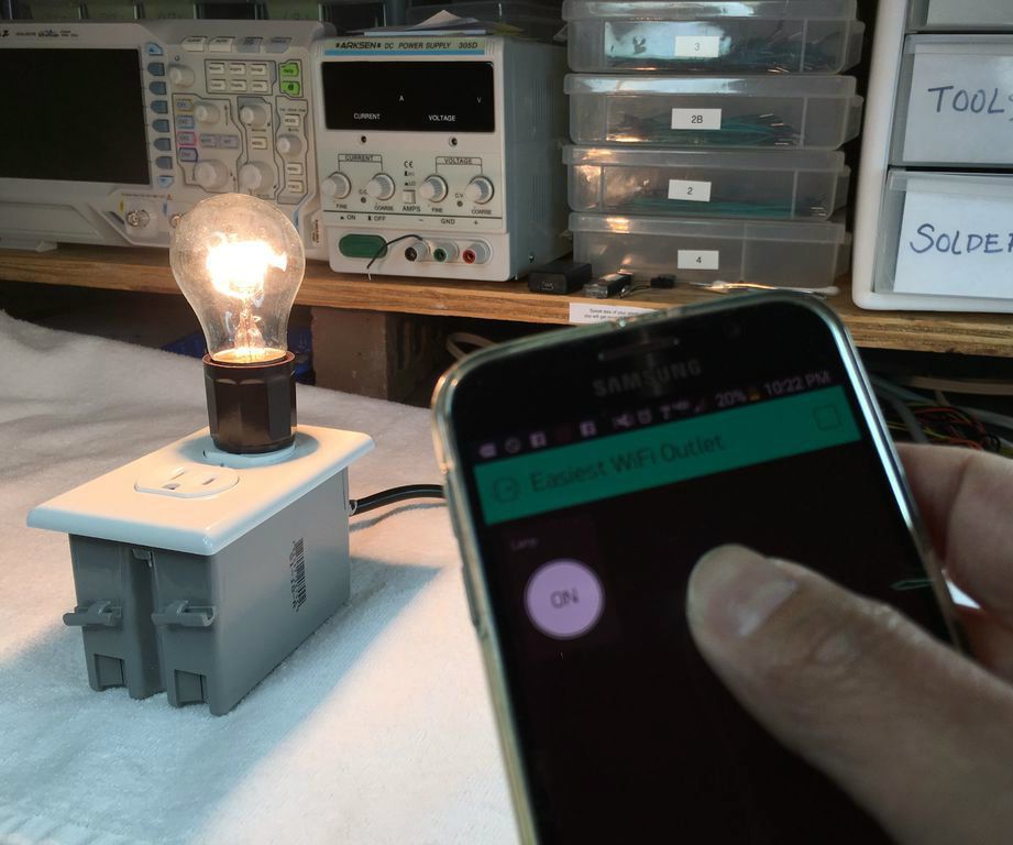 DIY WiFi Outlet (HariFun#135)