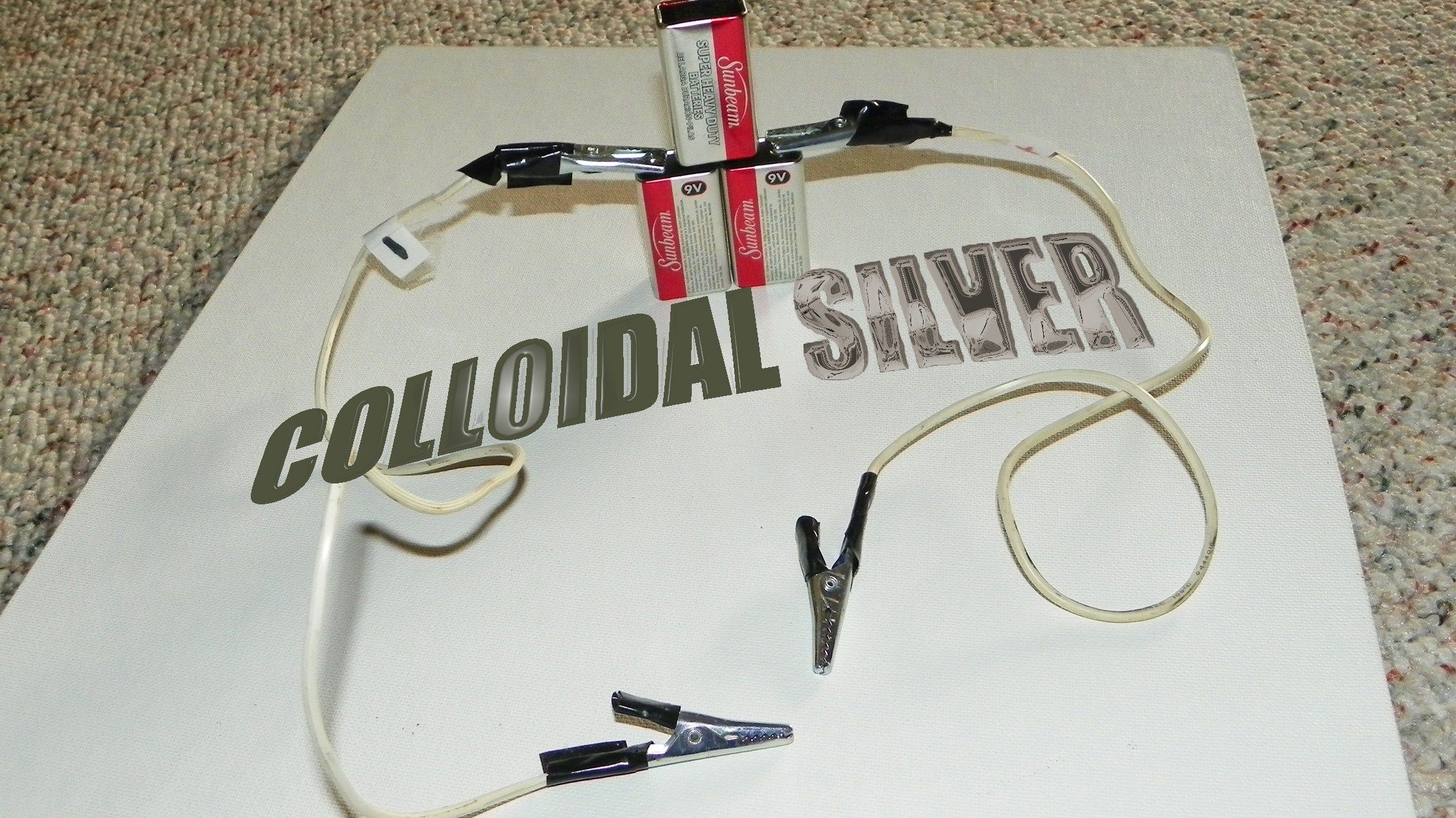 How to Make COLLOIDAL SILVER  (Easy)