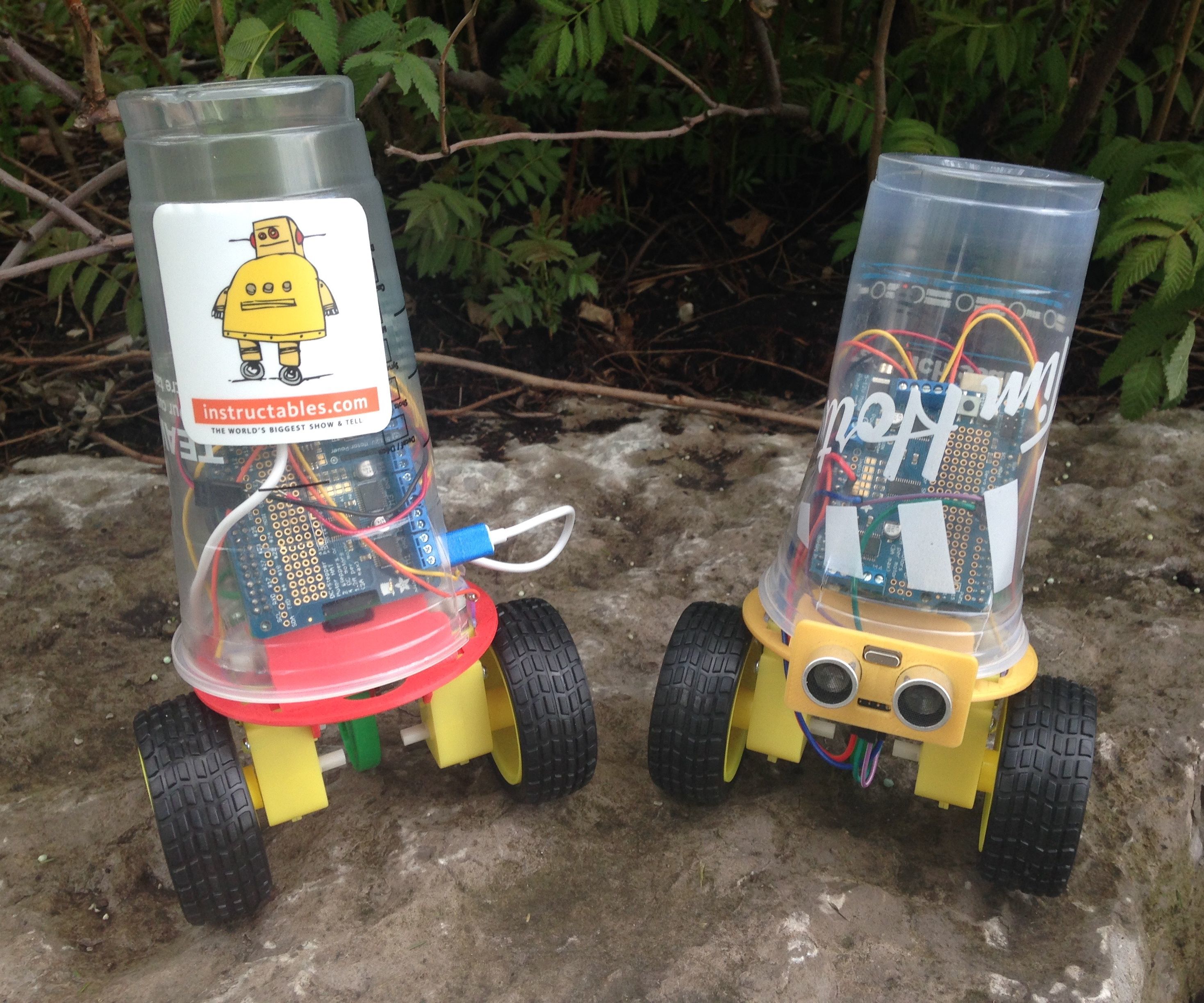 CupBots - 3D Printed Robotic Platform for Arduino and Raspberry Pi