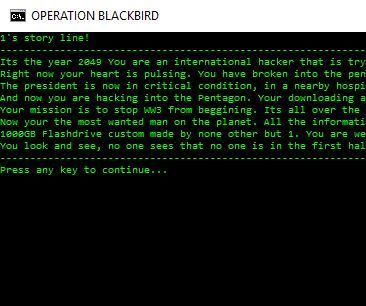 Operation Blackbird