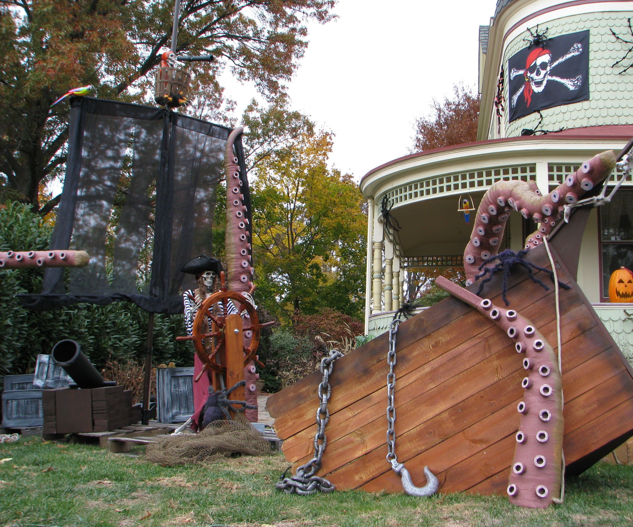 Kraken Tentacles and a Ship for Them to Destroy!!!