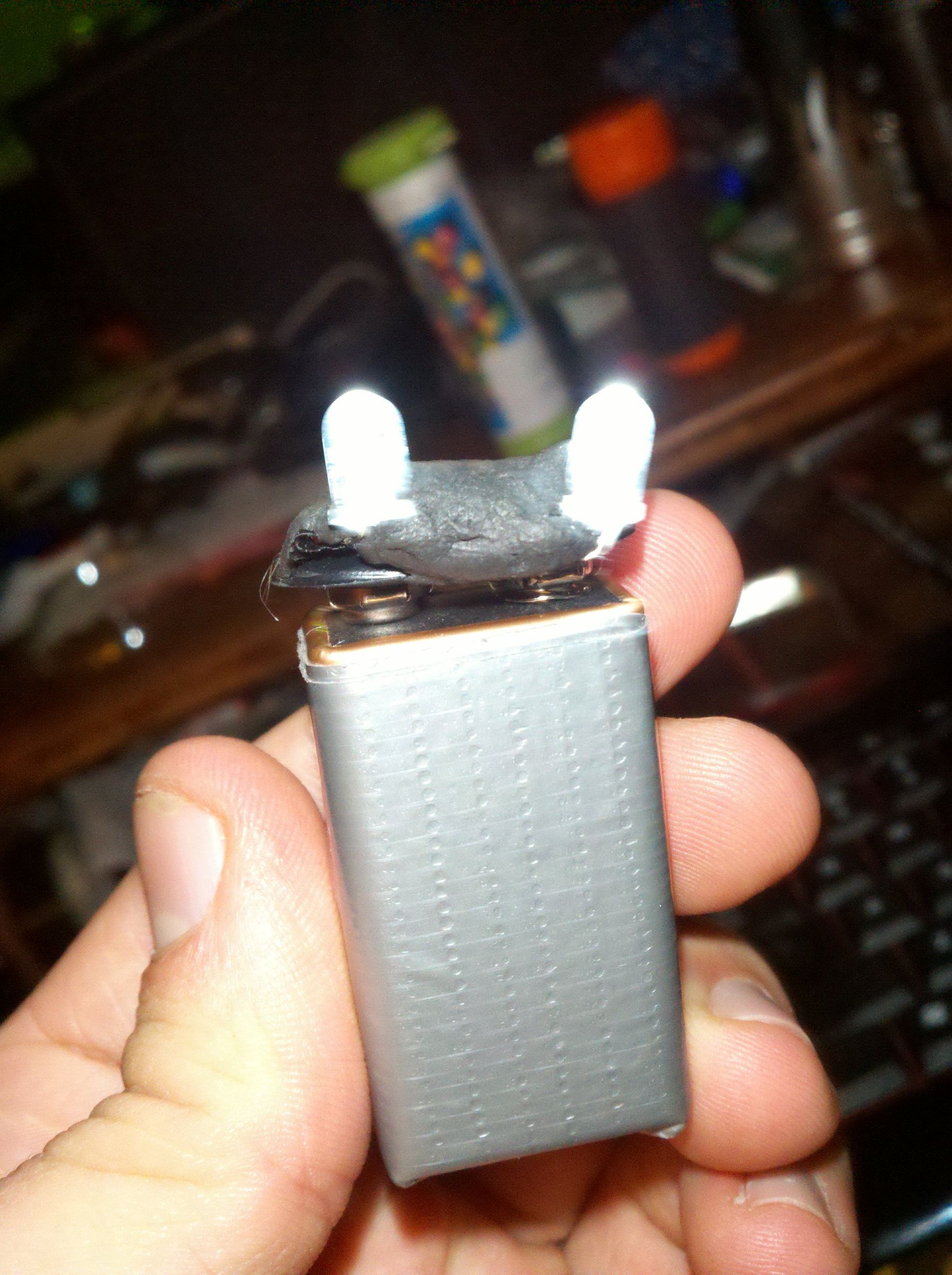Improve 9v Batteries With Duct Tape! 5 Steps Instructables