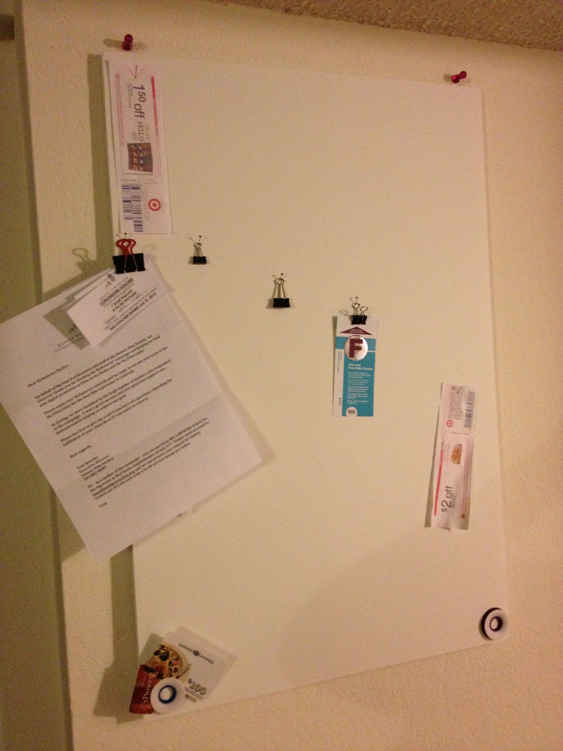 Foamcore Bulletin Board