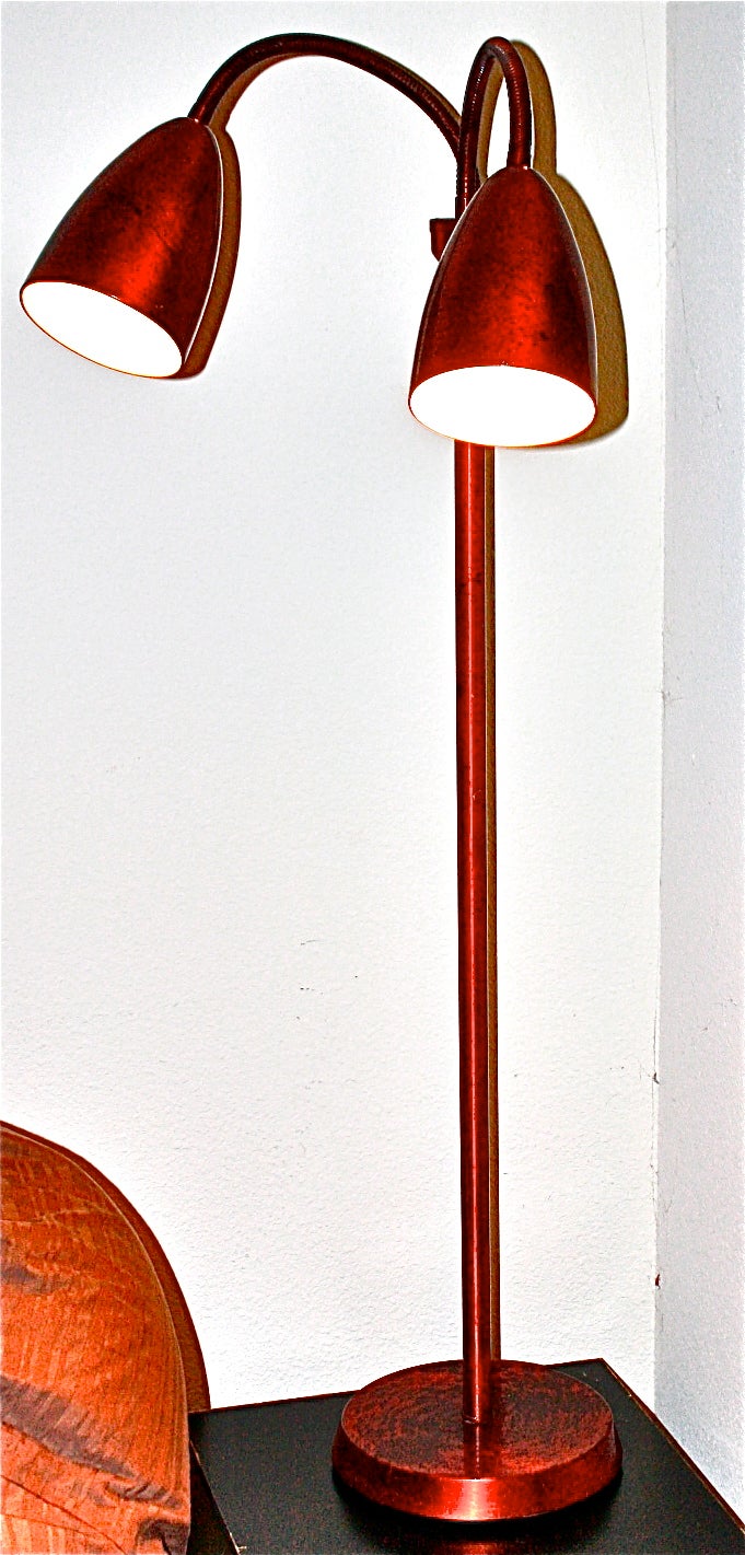 Old Brass Rusty Revived Into a Sweet Candy Coated Lamp
